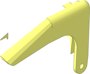 ~Fabuland Car Roof with Hinge - Half