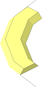 ~Sports Hockey Puck without Axlehole Quarter Detail