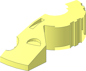 ~Constraction Shield  5 x  5 with Gear Tips, Body Half