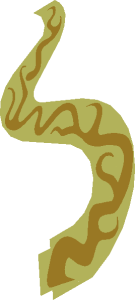 ~Animal Dragon Tail Oriental Surface with Metallic Gold Pattern