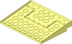 ~Slope Brick 10  6 x  8 without Top Face