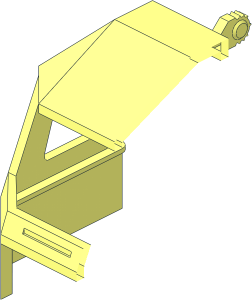 ~Windscreen  4 x  6 x  4 Cab with Click Hinge Fingers Half
