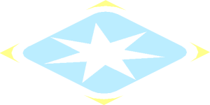 ~Sticker Maersk Logo with Border