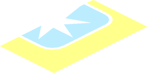 ~Sticker Maersk Logo with Thin Border