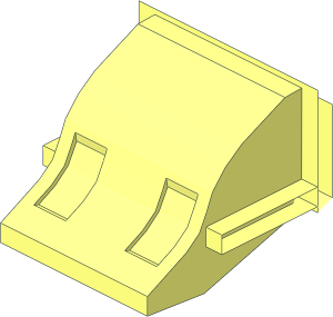 ~Technic Excavator Bucket 19 x 12 Wide Tooth