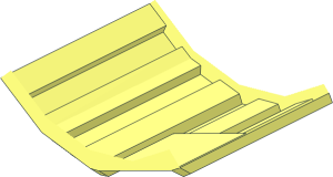 ~Technic Axle Nut Quarter Perimeter