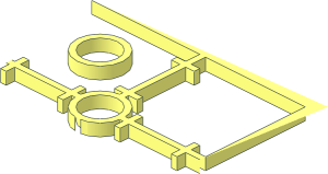 ~Brick 12 x 24 with Pegs - Corner Stud Tubes and Flush H-Ribs