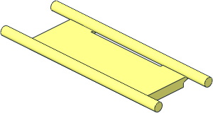 ~Minifig Stretcher without Hinges and Studs