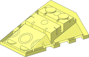 ~Wedge  4 x  4 without Studs and without Top and Side Surfaces