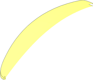 ~Windscreen  9 x  3 x  1.667 Bubble Canopy Half