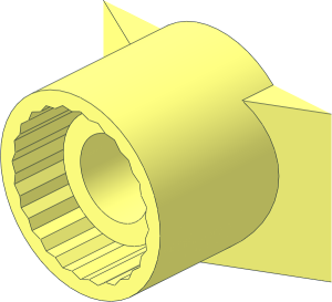 ~Technic Brick Click Rotation Ring Joint - Socket
