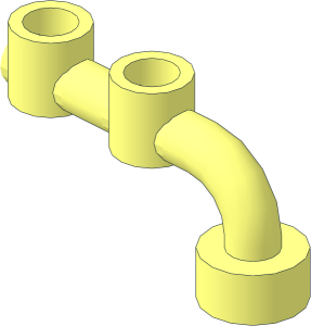 ~Bar  1 x  6 with Studs