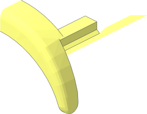 ~Car Mudguard  3 x  2.5 x  1 - Half