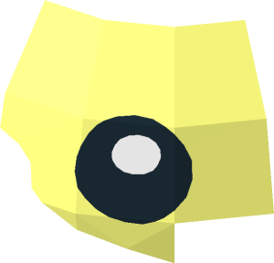 ~Animal Duckling Black Eye with White Pupil