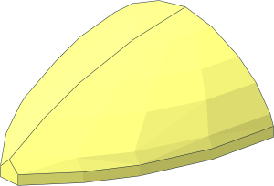 ~Plate  1 x  1 with Tooth, Tooth Subpart
