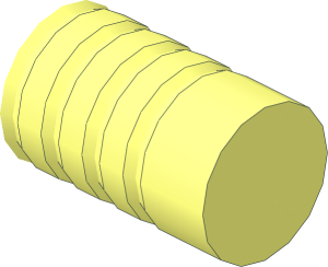 ~Common Handle with 4 Ridges for Minifig Accessories Pack 11