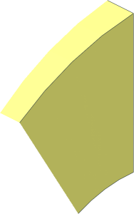 ~Minifig Tool Circular Tooth Blade with Cover with Opposing Studs and Bar - Tooth 1/24