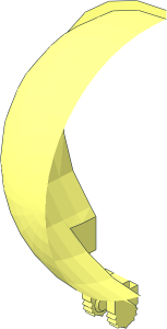 ~Windscreen  6 x  6 x  3 Dome Hinge Locking Bottom Half