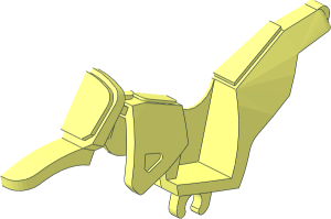 ~Bike  2 Wheel Motorcycle Body with Dirt Bike Fairing - Half