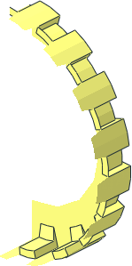 ~Tyre  6/ 58 x 14 Offset Tread Quarter