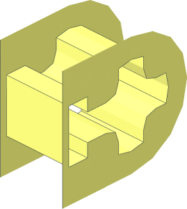~Liftarm Axlehole with Reduced Strain Relief