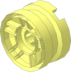 ~Wheel Rim  6.4 x 11 with 5 Spokes without Front Face