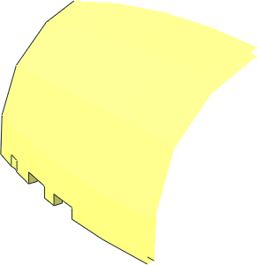 ~Windscreen 6 x 10 x 3 Ovoid - 1/4 ~Windscreen 6 x 10 x 3 Ovoid - 1/4