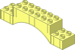 ~Duplo Arch  2 x 10 x  2 without Front Face