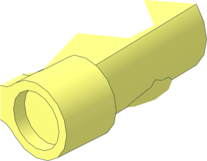~Plate  1 x  1 x  0.667 with Binoculars Half