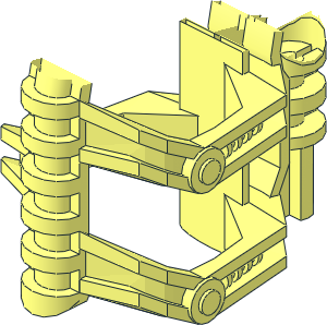 ~Technic Bionicle Weapon Ball Shooter Magazine Half