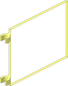 ~Flag  6 x  4 with Thick C-Clips without Front and Back