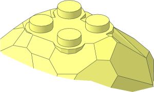 ~Rock  4 x  4 x  1.333 Top Dual Mould Upper Section
