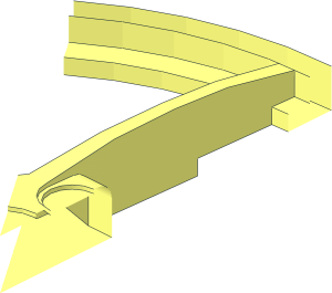 ~Wheel Cover  5 Spoke for Wheel 20 x 30 - 1/2 Spoke