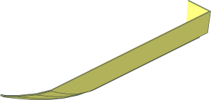 ~Boat Hull Floating 51 x 12 Bottom Half