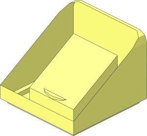 ~Slope Brick 31  1 x  1 x  0.667 without Sloped Face