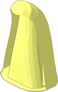 ~Minifig Head Spongebob Starfish without Front Surface