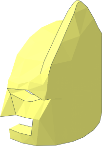 ~Minifig Headdress Batman Half