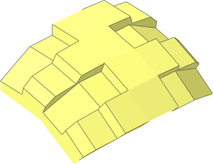 ~Tyre 18/ 56 x 17 Off-Road with Offset Centre - 1/8 Tread