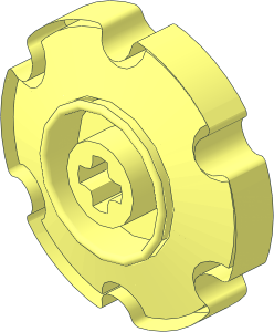 ~Technic Sprocket Wheel 25.4 without Front Face