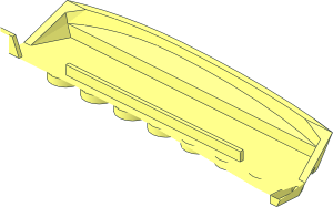 ~Electric Power Functions IR Remote Control Battery Lid Half