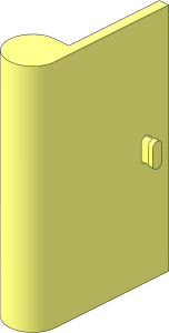 ~Door  1 x  3 x  4 Left with Hollow Hinge - Main Part