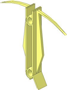 ~Wheel 28 x 158 with 3 Spokes - Spoke