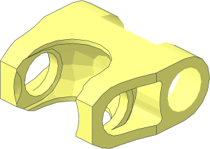 ~Constraction Ball Joint Socket with Closed Axle Holes and Angled Tip