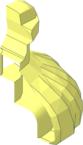 ~Minifig Hair Islander Quarter