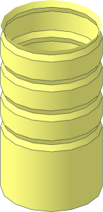 ~Minifig Tool 3-Rib Handle
