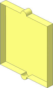 ~Glass for Window  1 x  2 x  2 without Front Surface