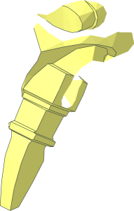 ~Minifig Head Kel'Dor Breathing Apparatus - Half