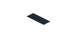 ~Sticker  1.9 x  3.8 with Black Stripe on White Background - Third Face