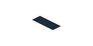 ~Sticker  1.9 x  3.8 with Black Stripe on White Background - Fourth Face