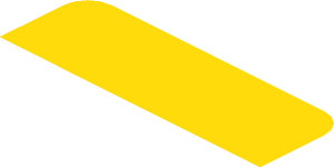 ~Sticker  1.9 x  0.8 with Black Headlamp on Yellow Background Right - Upper Section 1